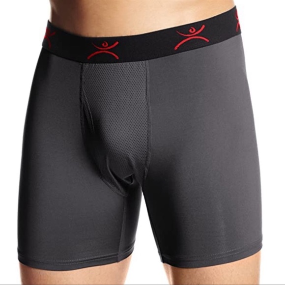 Terramar Men’s Boxer Brief Black 4 packs - New - Picture 2 of 5
